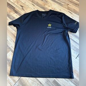 U.S. Army black Tee with Yellow Star